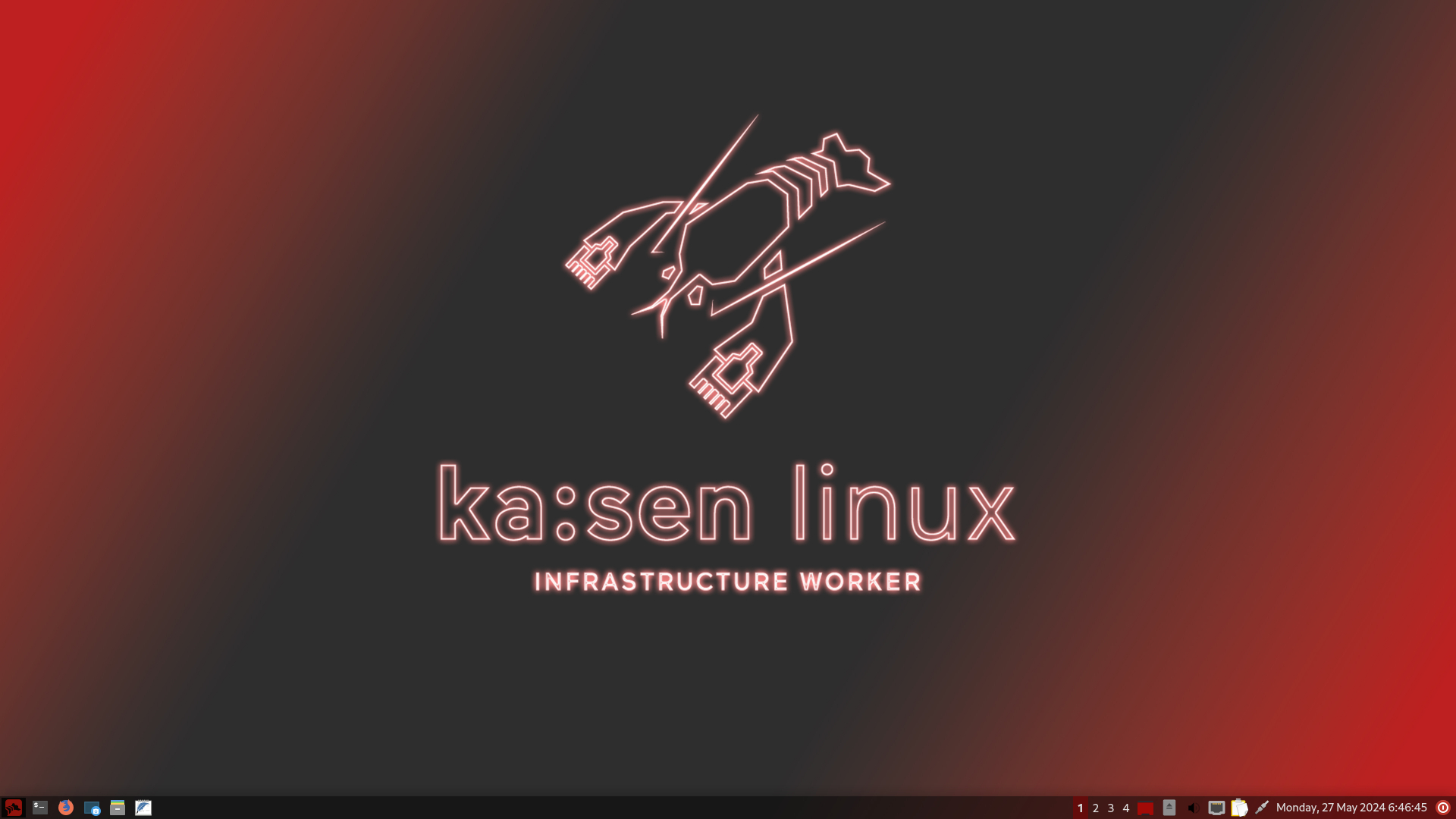 kaisen linux with LXQT desktop